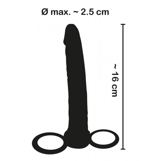 Dildo com Anel Pénis para Anal