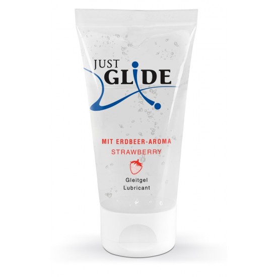 Lubrificante base agua Morango Just Glide  50 ml