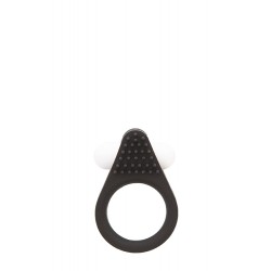 LIT-UP SILICONE STIMU RING 1 BLACK