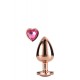 Plug anal pequeno GLEAMING LOVE Gold