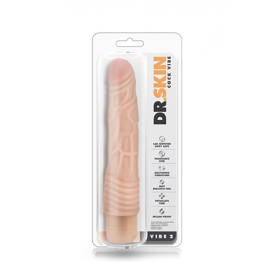 Vibrador Realista 2 Mr. Skin 19cm Pele