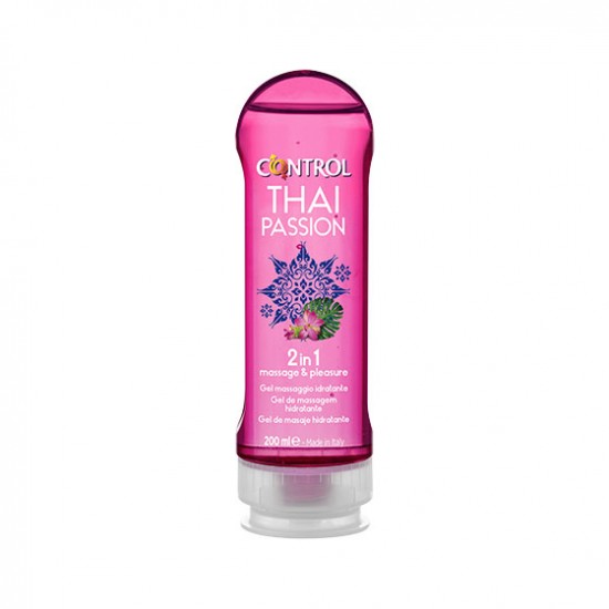 Gel 2em1 Massagem e Lubrificante Thai Passion Control 200ml