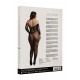 Lace Sleeved Bodystocking - Black - OSX