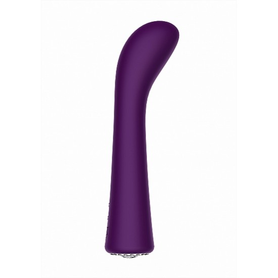 Vibrador Ponto-G Glimmer c/ Caixa Recarregável Discretion Roxo