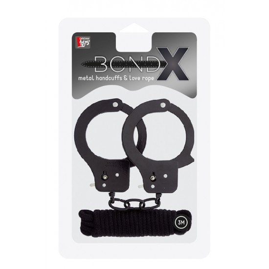 BONDX Algemas Metal & Love Rope - Preto