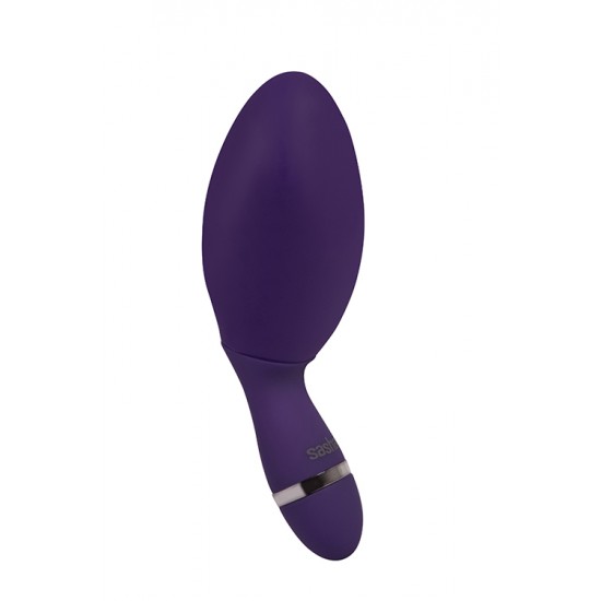 Vibrador Ovo 14cm Sashay Recarregável Roxo