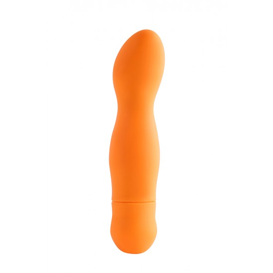 Vibrador Silicone Ponto-G Frenzy 13.5cm Laranja