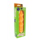 Vibrador Silicone Ondas Frenzy 13.5cm Laranja