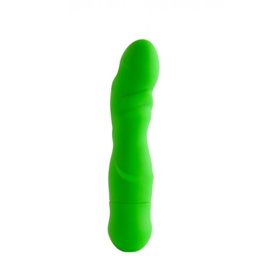 Vibrador Ponto-G Silicone Frenzy 13.5cm Verde