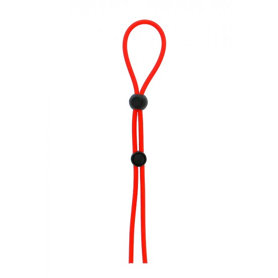 Anel Pénis Duplo Stretchy Lasso Cage Regulável Dream Toys Vermelho