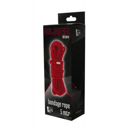 Corda Bondage 5m Blaze Deluxe Vermelho