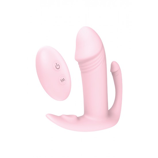 Vibrador Tri-Pleasure c/ Controlo Remoto Dream Toys Rosa