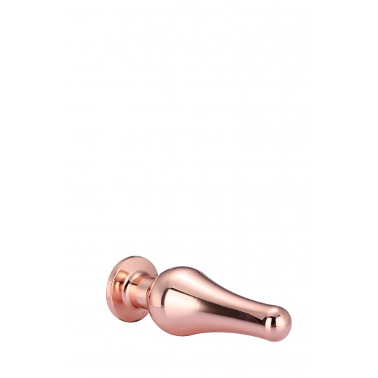 Plug anal cónico GLEAMING LOVE ROSE GOLD S