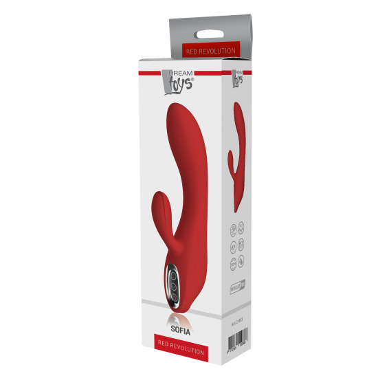 Vibrador estimulador clitoris RED REVOLUTION SOFIA