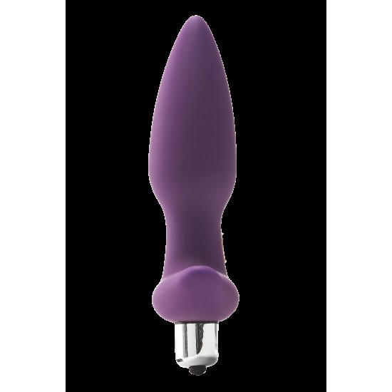 PLUG ANAL FLIRTS 10 FUNÇOES  VIBRATORIO PURPLE