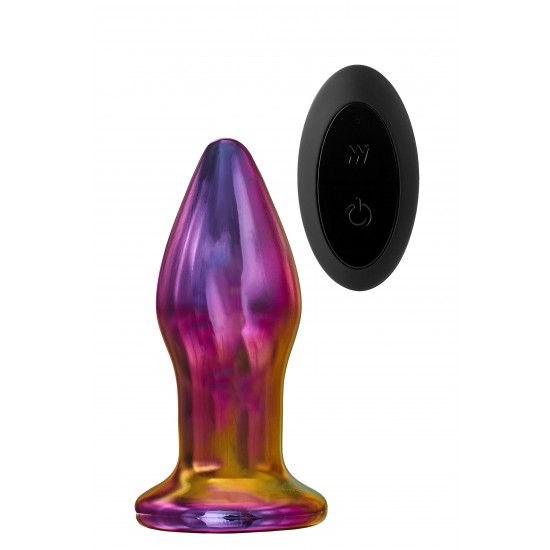 Plug anal vibratorio GLAMOUR GLASS controlo remoto