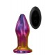 Plug anal vibratorio GLAMOUR GLASS controlo remoto