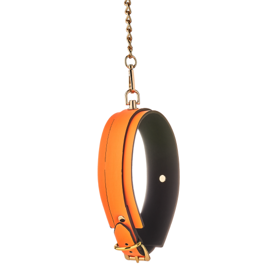 RADIANT COLLAR AND LEASH GLOW IN THE DARK ORANGE