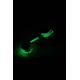 RADIANT ANKLE CUFF GLOW IN THE DARK GREEN