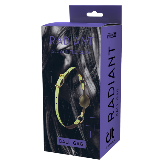 RADIANT BALL GAG GLOW IN THE DARK GREEN