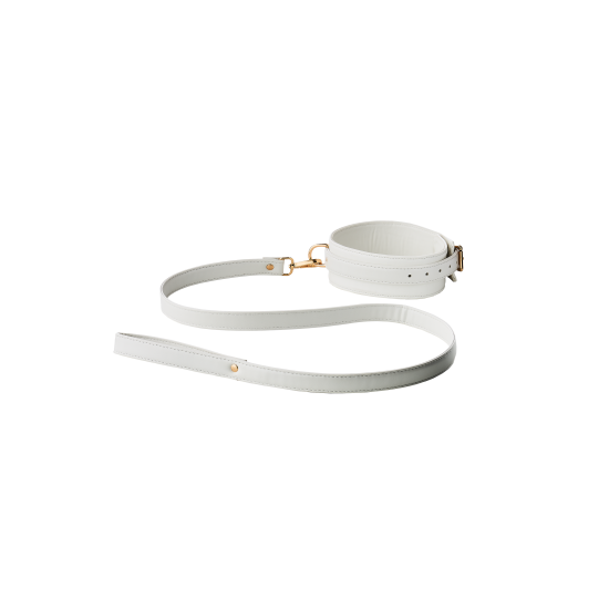 BLAZE ELITE COLLAR AND LEASH WHITE