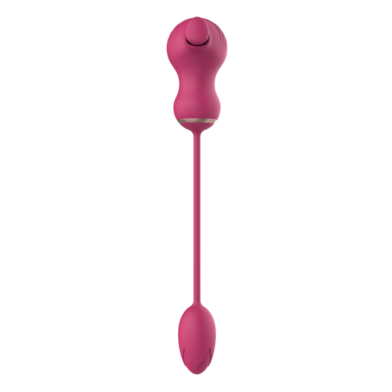 ESTIMULADOR DUPLO ESSENTIALS E OVO VIBRADOR PINK