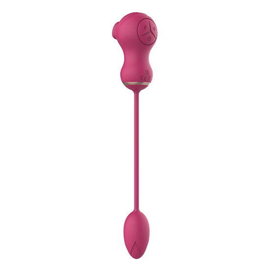 ESTIMULADOR DUPLO ESSENTIALS E OVO VIBRADOR PINK