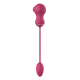 ESTIMULADOR DUPLO ESSENTIALS E OVO VIBRADOR PINK