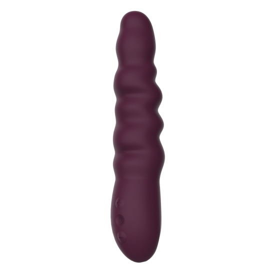 VIBRADOR ESSENTIALS RIBBED POWER VIBE PURPLE