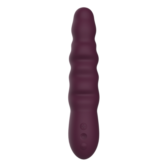 VIBRADOR ESSENTIALS RIBBED POWER VIBE PURPLE