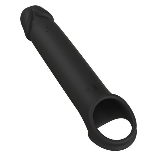 MANGA PÉNIS RAMROD VIBRATORIA COM COMANDO 8CM