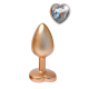 GLEAMING LOVE PEARL GOLD PLUG SMALL