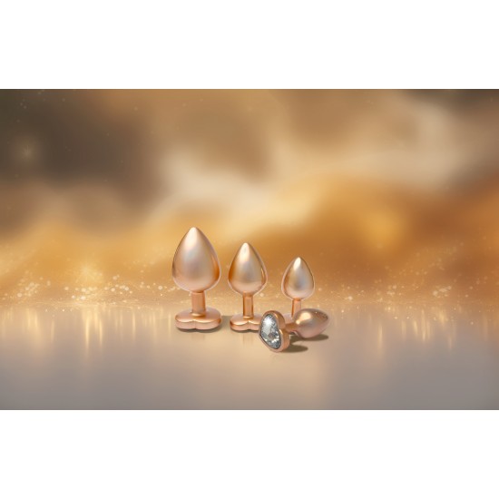 GLEAMING LOVE PEARL GOLD PLUG SMALL