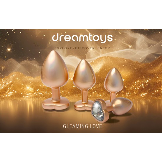 GLEAMING LOVE PEARL GOLD PLUG SMALL