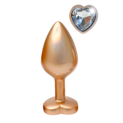 GLEAMING LOVE PEARL GOLD PLUG MEDIUM