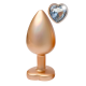 GLEAMING LOVE PEARL GOLD PLUG LARGE