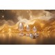 GLEAMING LOVE PEARL GOLD PLUG SET