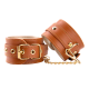 BLAZE ELITE ANKLE CUFFS COGNAC VEGAN LEATHER