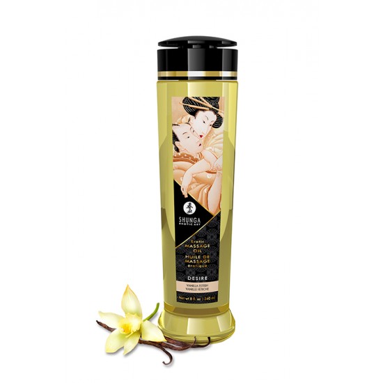 EROTIC MASSAGE OIL DESIRE VANILLA