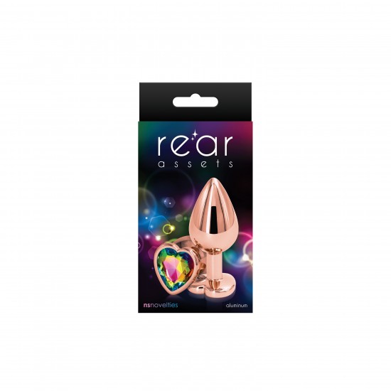 REAR ASSETS ROSE GOLD HEART M RAINBOW