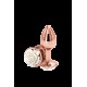 PLUG ANAL REAR ASSETS ROSE PEQUENO BRANCO