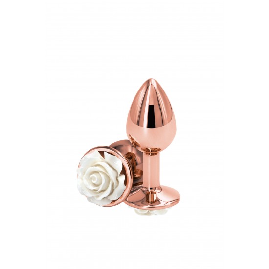 PLUG ANAL REAR ASSETS ROSE PEQUENO BRANCO