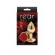 PLUG ANAL REAR ASSETS ROSE PEQUENO VERMELHO