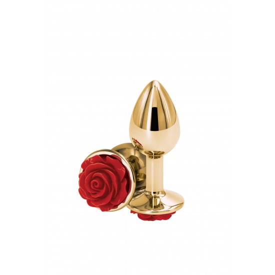 PLUG ANAL REAR ASSETS ROSE PEQUENO VERMELHO