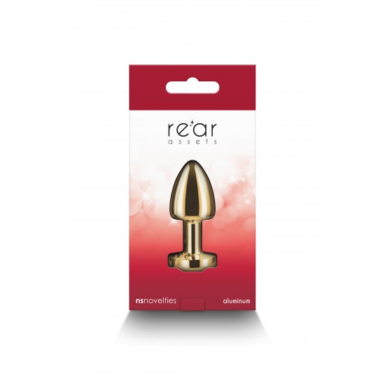 PLUG ANAL REAR ASSETS PETITE GOLD RED