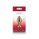 PLUG ANAL REAR ASSETS PETITE GOLD RED