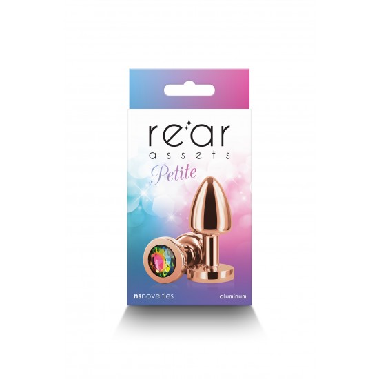 PLUG ANAL REAR ASSETS PETITE ROSE GOLD RAINBOW