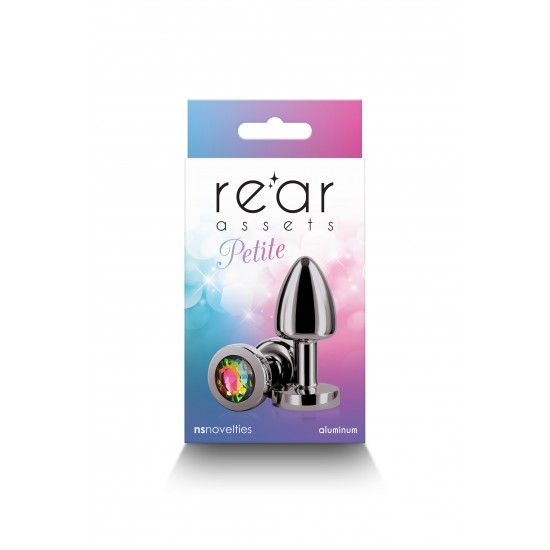 PLUG ANAL REAR ASSETS PETITE GUNMETAL RAINBOW