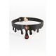 FETISH & FASHION ELVIRA COLLAR BLACK