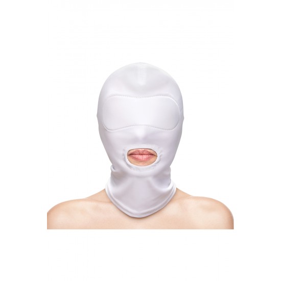 FETISH & FASHION MOUTH HOOD WHITE